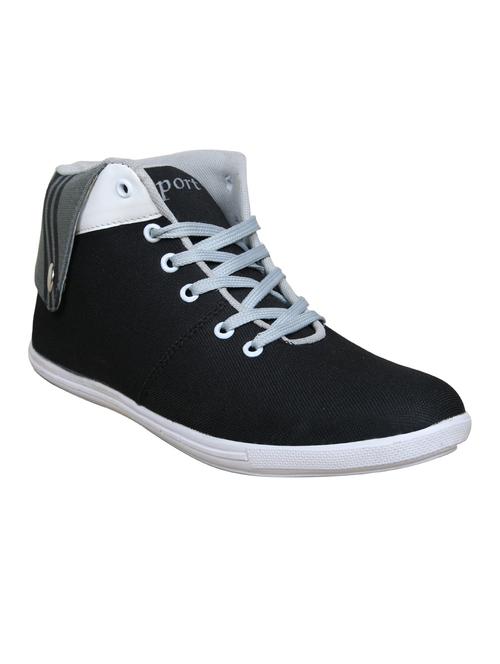 black, grey canvas sneakers - 10408837 - Very Small Image - 1