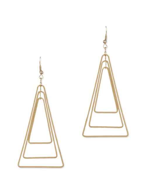 gold metal alloy earring - 10411848 - Very Small Image - 1