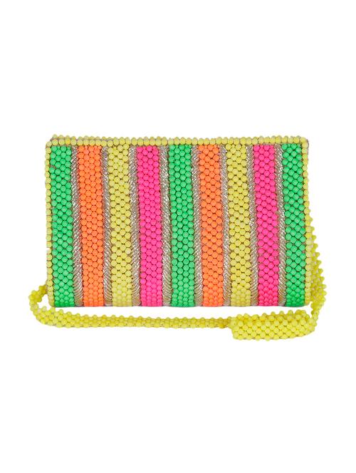multi colored jute clutch - 10412982 - Very Small Image - 1