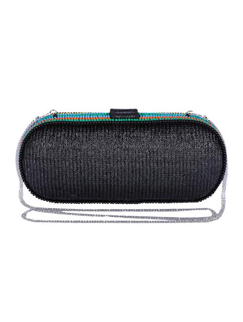 black jute clutch - 10412985 - Very Small Image - 1
