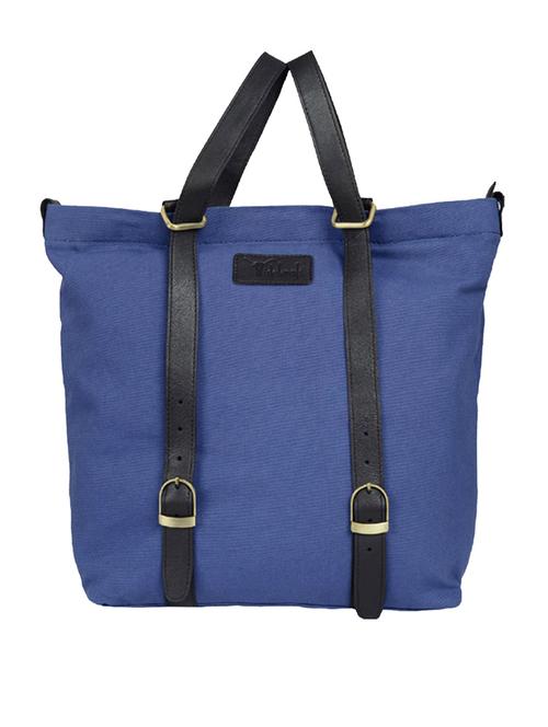 blue, black canvas handbag - 10416197 - Very Small Image - 1