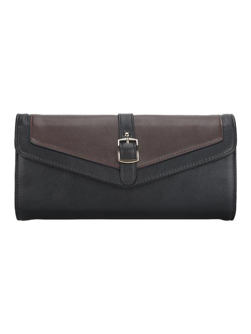 black leatherette clutch - 10416289 - Very Small Image - 1