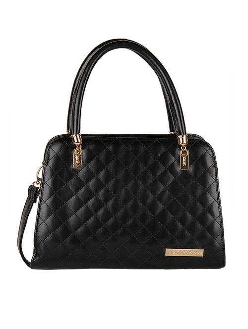 black leatherette handbag - 10416319 - Very Small Image - 1