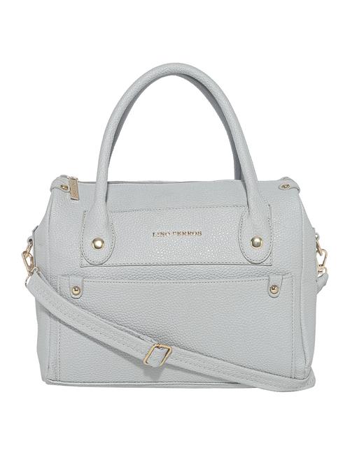 white leatherette handbag - 10416338 - Very Small Image - 1