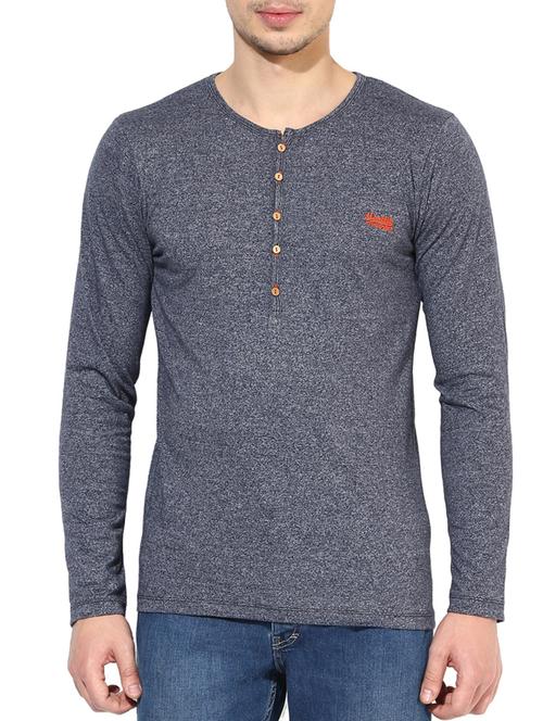 grey cottonpoly tshirt - 10416908 - Very Small Image - 1
