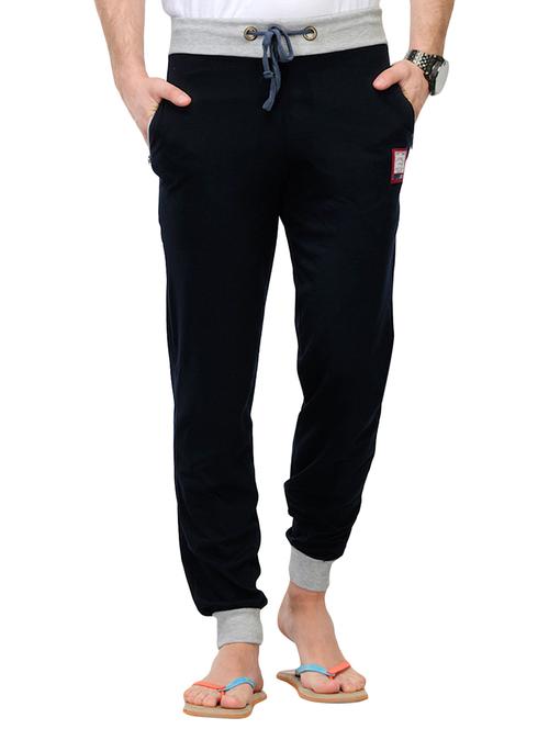 blue cotton track pant - 10419601 - Very Small Image - 1