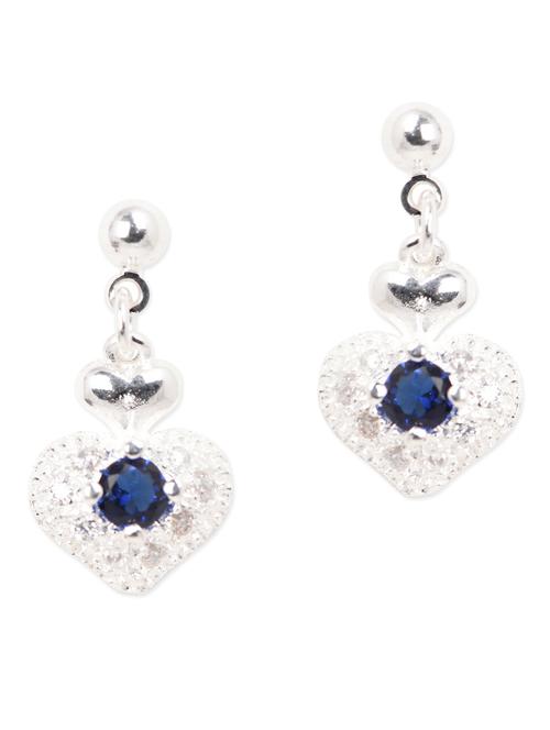 silver alloy with stone earrings - 1042604 - Very Small Image - 1