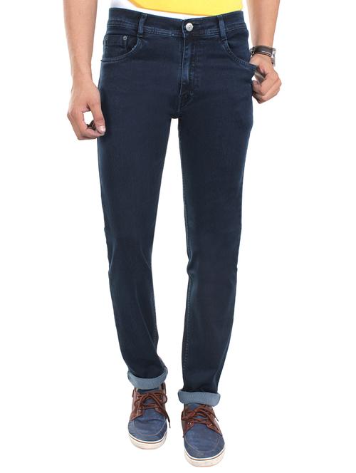 ink blue cotton denim jeans - 10429427 - Very Small Image - 1