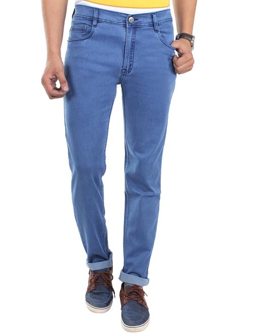 blue cotton denim jeans - 10429430 - Very Small Image - 1