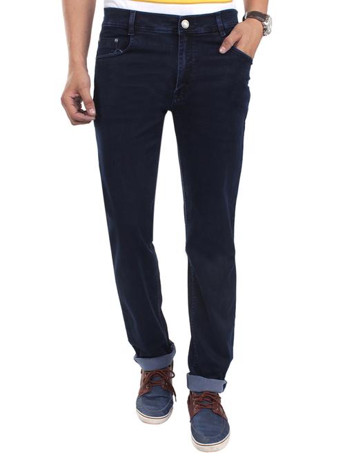 ink blue cotton denim jeans - 10429458 - Very Small Image - 1