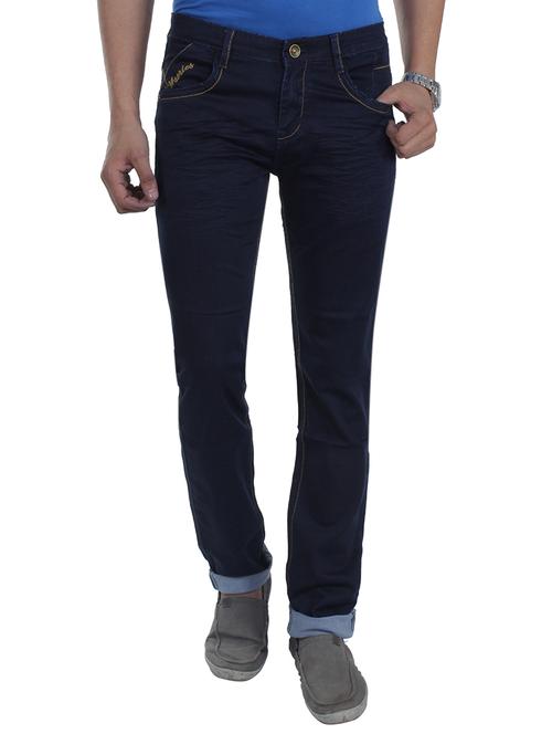 blue cotton denim jeans - 10429472 - Very Small Image - 1