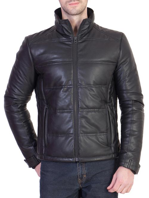 black leather biker jacket - 10429569 - Very Small Image - 1