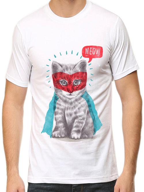white cotton tshirt - 10432011 - Very Small Image - 1