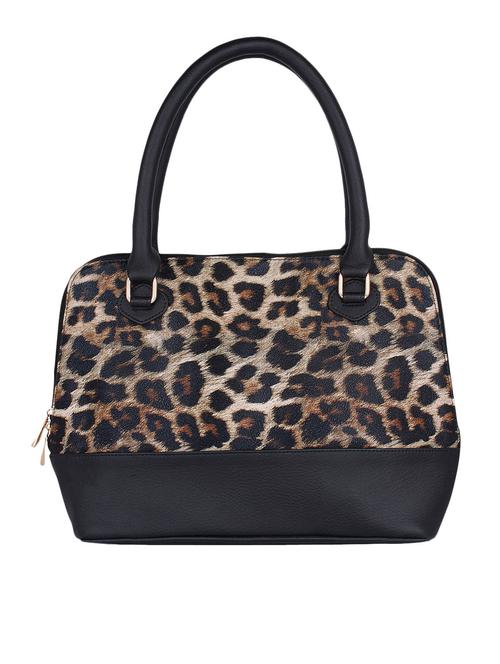 multi leatherette animal printed handbag - 10435331 - Very Small Image - 1
