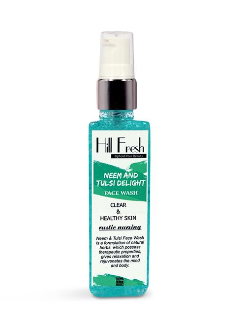 hill fresh neem & tulsi delight face wash - 10437631 - Very Small Image - 1