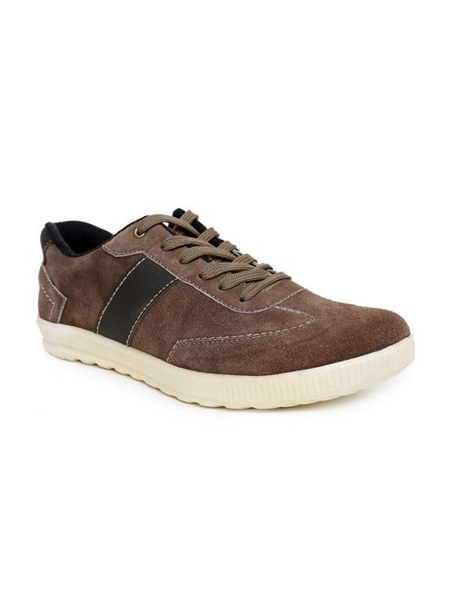 brown leatherette sneakers - 10442936 - Very Small Image - 1
