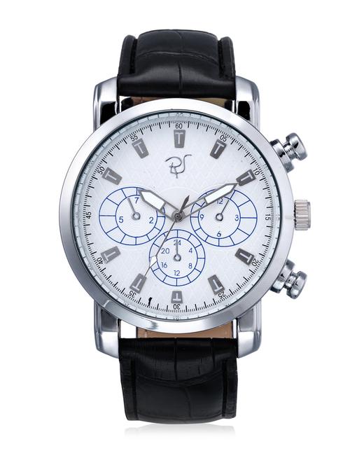 rico sordi mens black leather watch (rsmw_l39) - 10446147 - Very Small Image - 1
