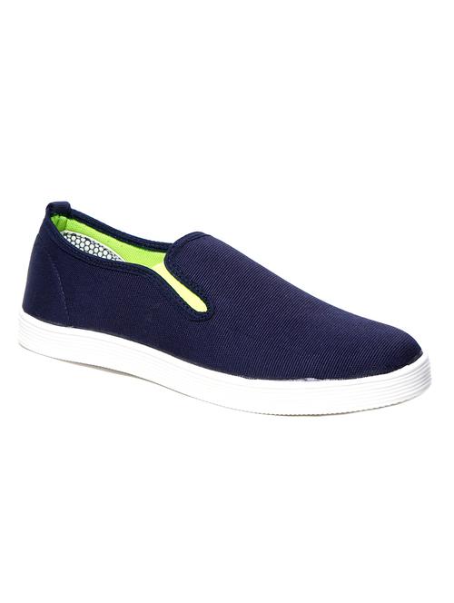 blue canvas casual slip ons - 10451844 - Very Small Image - 1
