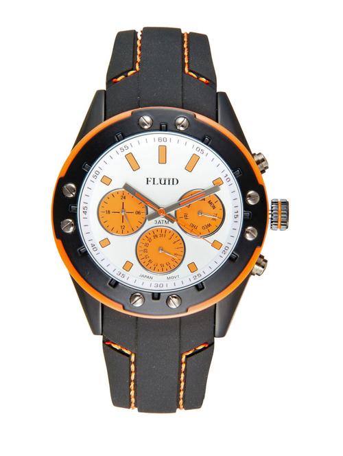 white color, pvc- silicone analog watch - 10453328 - Very Small Image - 1