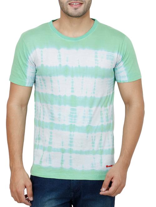 wineberry green cotton t-shirt - 10455143 - Very Small Image - 1