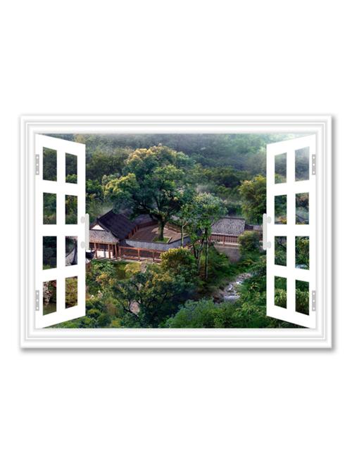 green printed window poster - 1045848 - Very Small Image - 1