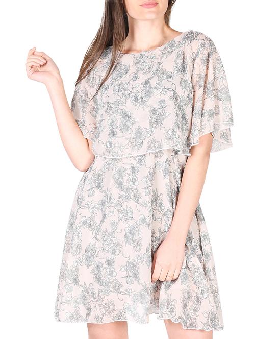 light pink georgette dress - 10460895 - Very Small Image - 1