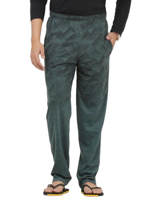 green cotton track pant - 10462339 - Very Small Image - 1
