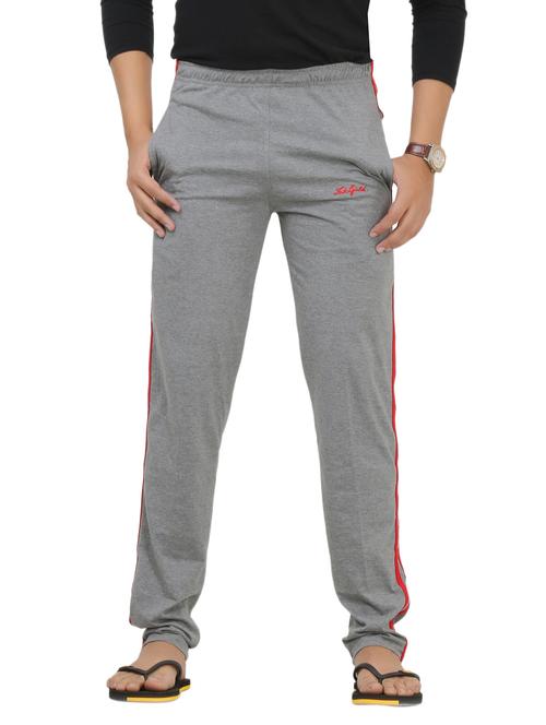 grey cotton track pant - 10462343 - Very Small Image - 1