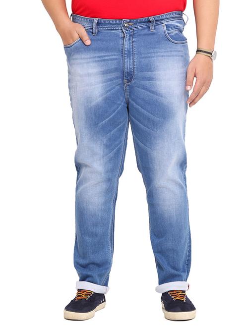 blue Cotton Stretch jeans - 10464814 - Very Small Image - 1
