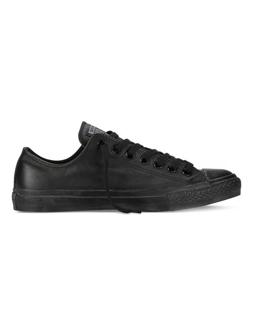black leatherette sneakers - 10465124 - Very Small Image - 1