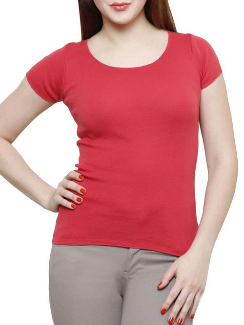 red poly cotton top - 10466903 - Very Small Image - 1