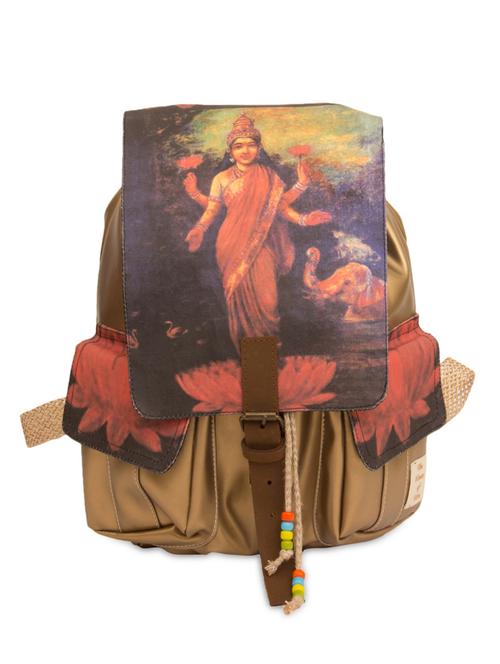 graphic printed cotton canvas backpack - 1046866 - Very Small Image - 1