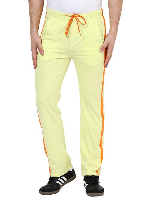 green cotton full length track pant - 10471507 - Very Small Image - 1