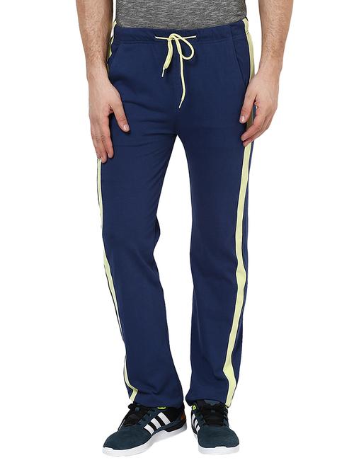 blue cotton track pant - 10471508 - Very Small Image - 1