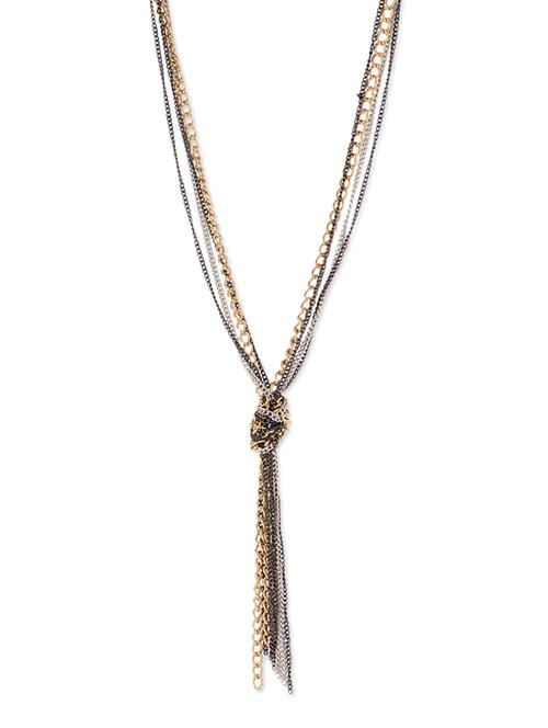 gold metal alloy necklace - 10475763 - Very Small Image - 1