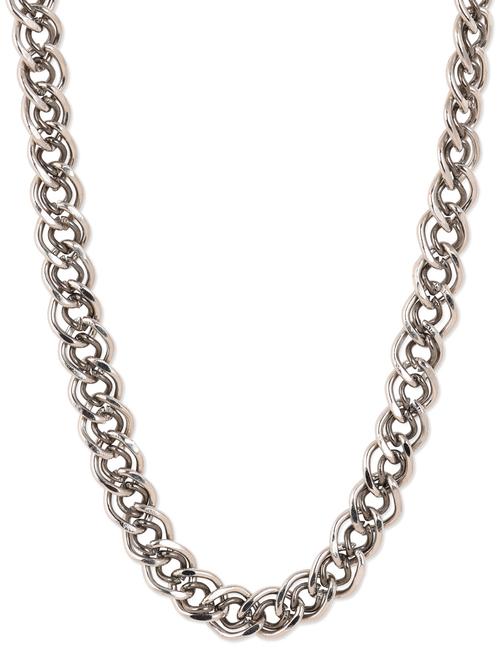 Interlinked stainless steel chain necklace - 1048256 - Very Small Image - 1