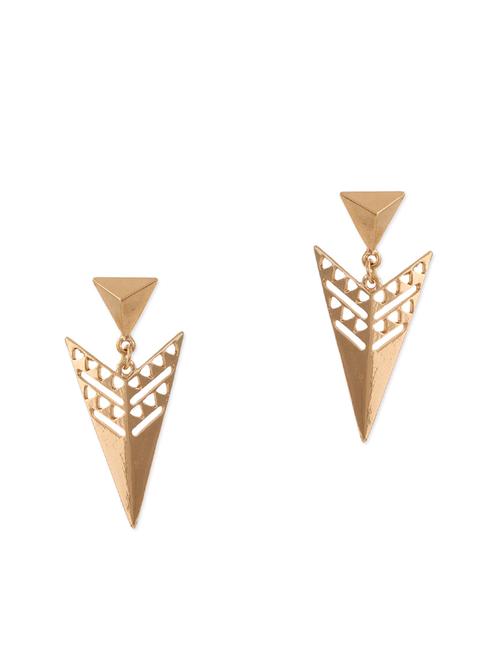yellow gold metal alloy earring - 10485837 - Very Small Image - 1