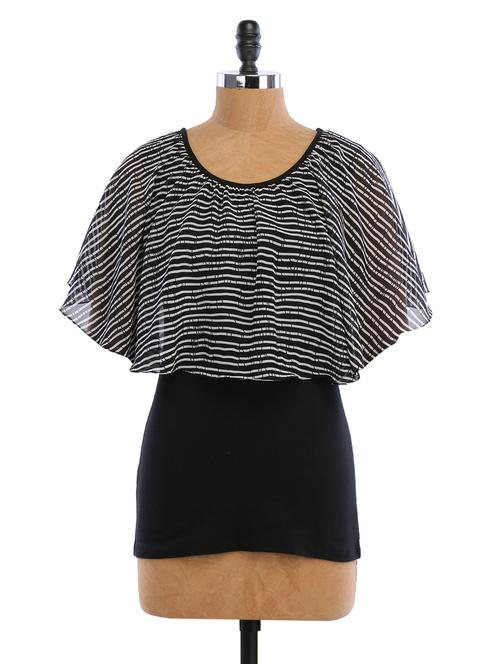 kaftan inspired monochrome top - 1048628 - Very Small Image - 1