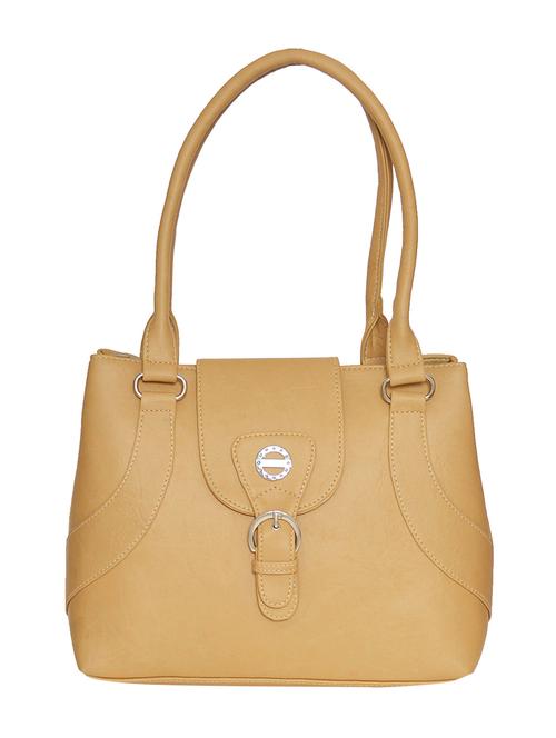 beige leatherette handbag - 10493251 - Very Small Image - 1