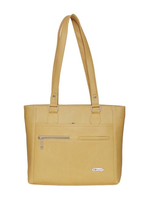 beige leatherette handbag - 10493331 - Very Small Image - 1