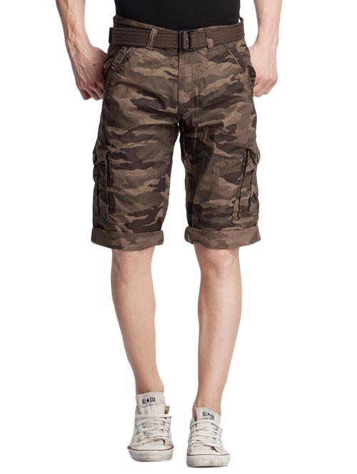brown camouflage bermuda shorts - 10493583 - Very Small Image - 1