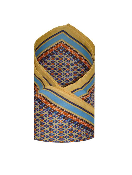 leonardi classy printed pocket square - 10495343 - Very Small Image - 1