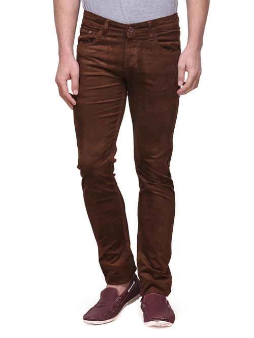 brown cotton corduroy - 10496984 - Very Small Image - 1