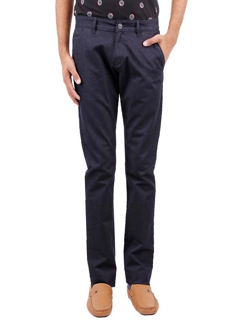 blue cotton chinos - 10497058 - Very Small Image - 1