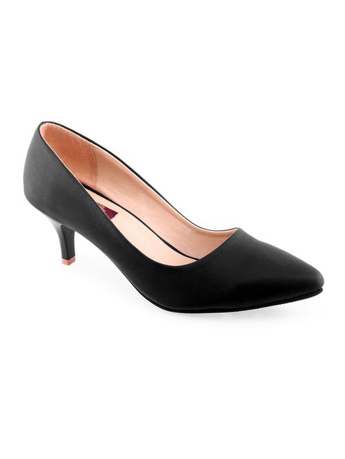 black leatherette pumps - 10502892 - Very Small Image - 1