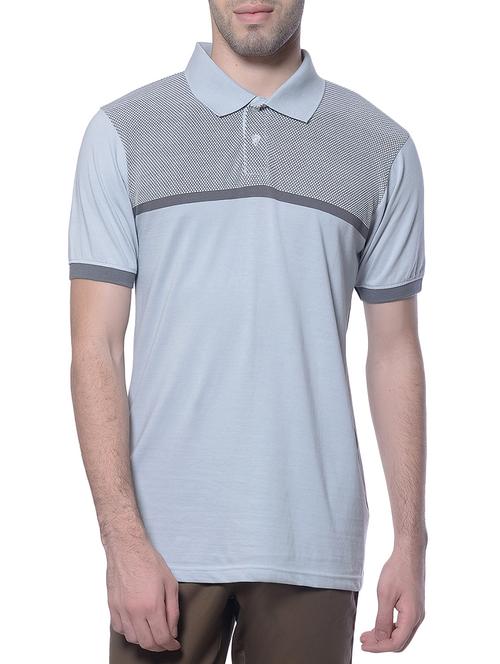 grey cotton t-shirt - 10503687 - Very Small Image - 1