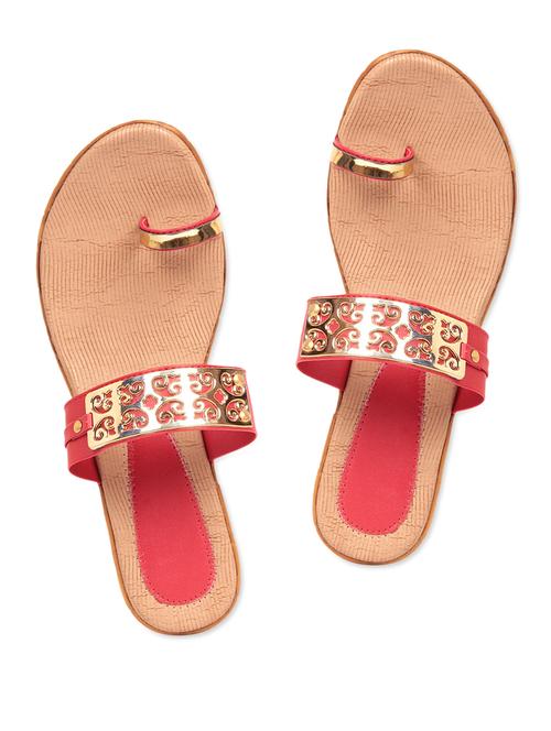 red leatherette Wedges - 1050880 - Very Small Image - 1
