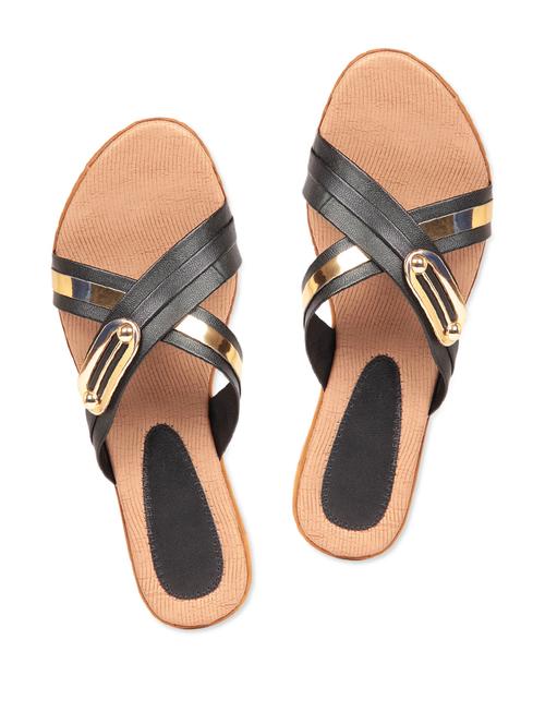 black leatherette Wedges - 1050881 - Very Small Image - 1