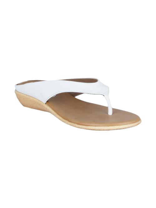 legsway white synthetic flat slip-on - 10511997 - Very Small Image - 1