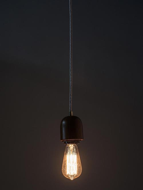 fos lighting modern wooden single hanging lamp - 10515734 - Very Small Image - 1